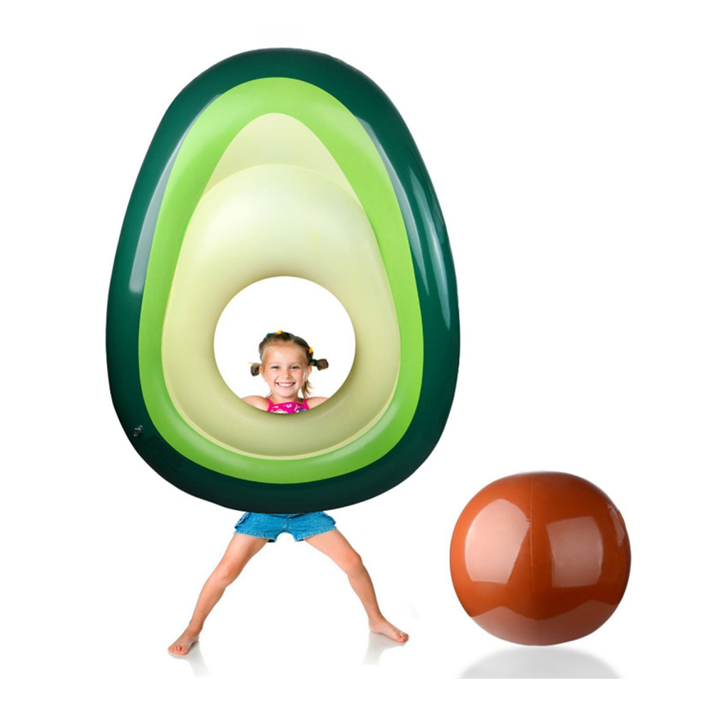 แพยางอะโวคาโด สีเขียว Inflatable Avocado Pool 160x125 cm Float By Float Me Summer