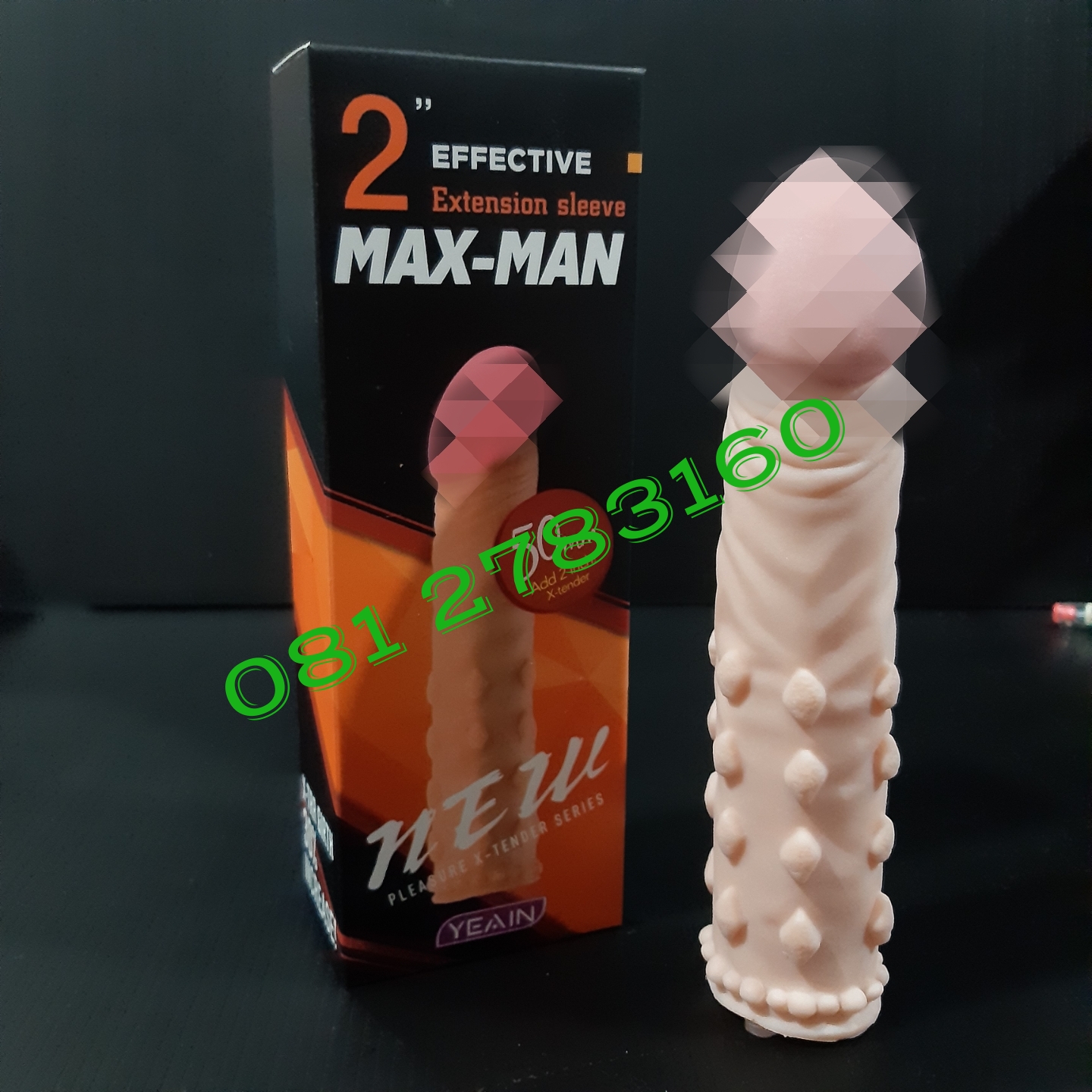 รหัส XM-134 ปลอกสวมเพิ่มขนาดผิวเหลี่ยมเพชร เนื้อนิ่ม พรีเมี่ยม