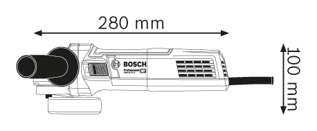 Bosch รุ่น GWS 900-100 S เครื่องเจียรคอนกรีต