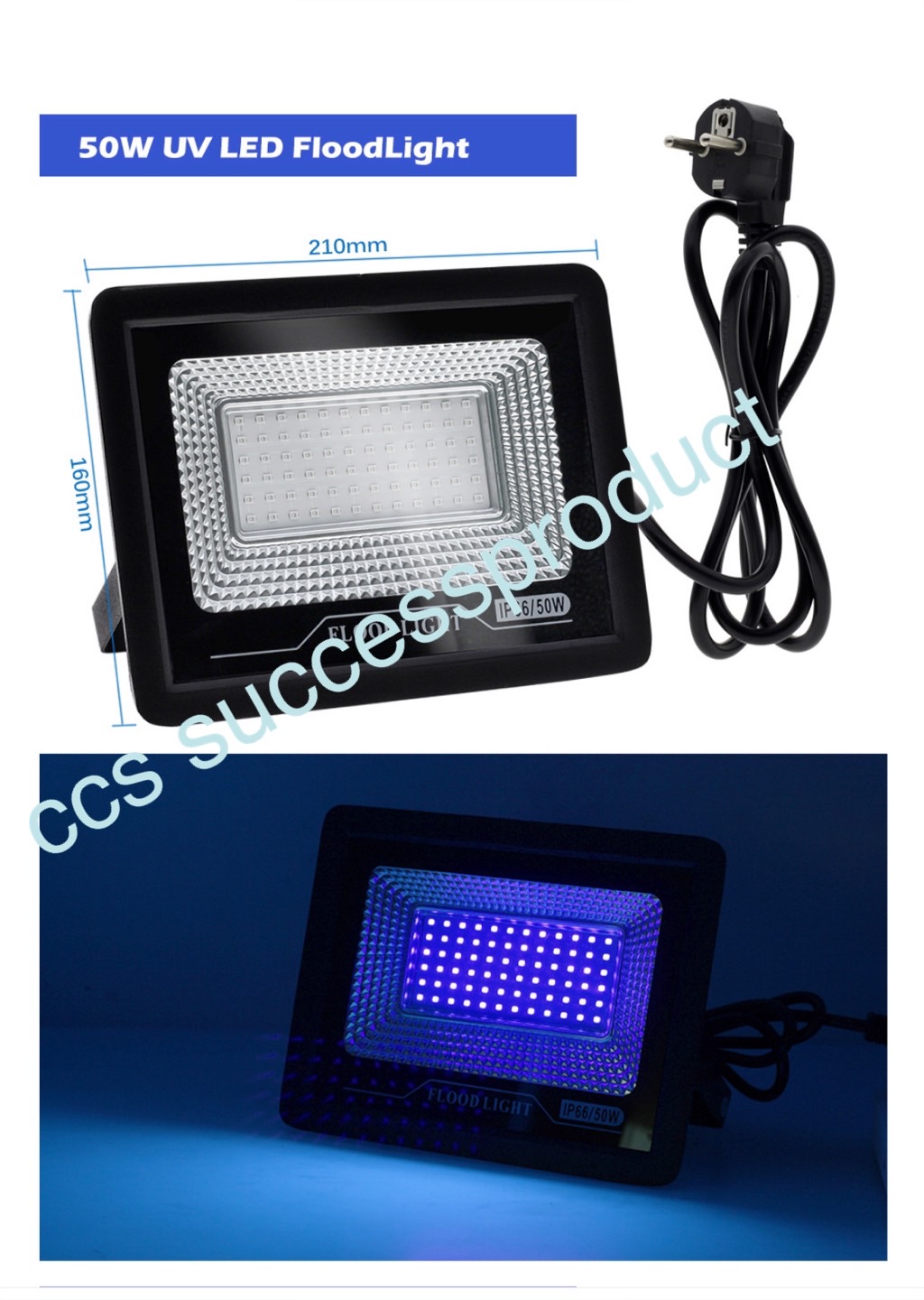 COVER UV LED 50W NEW