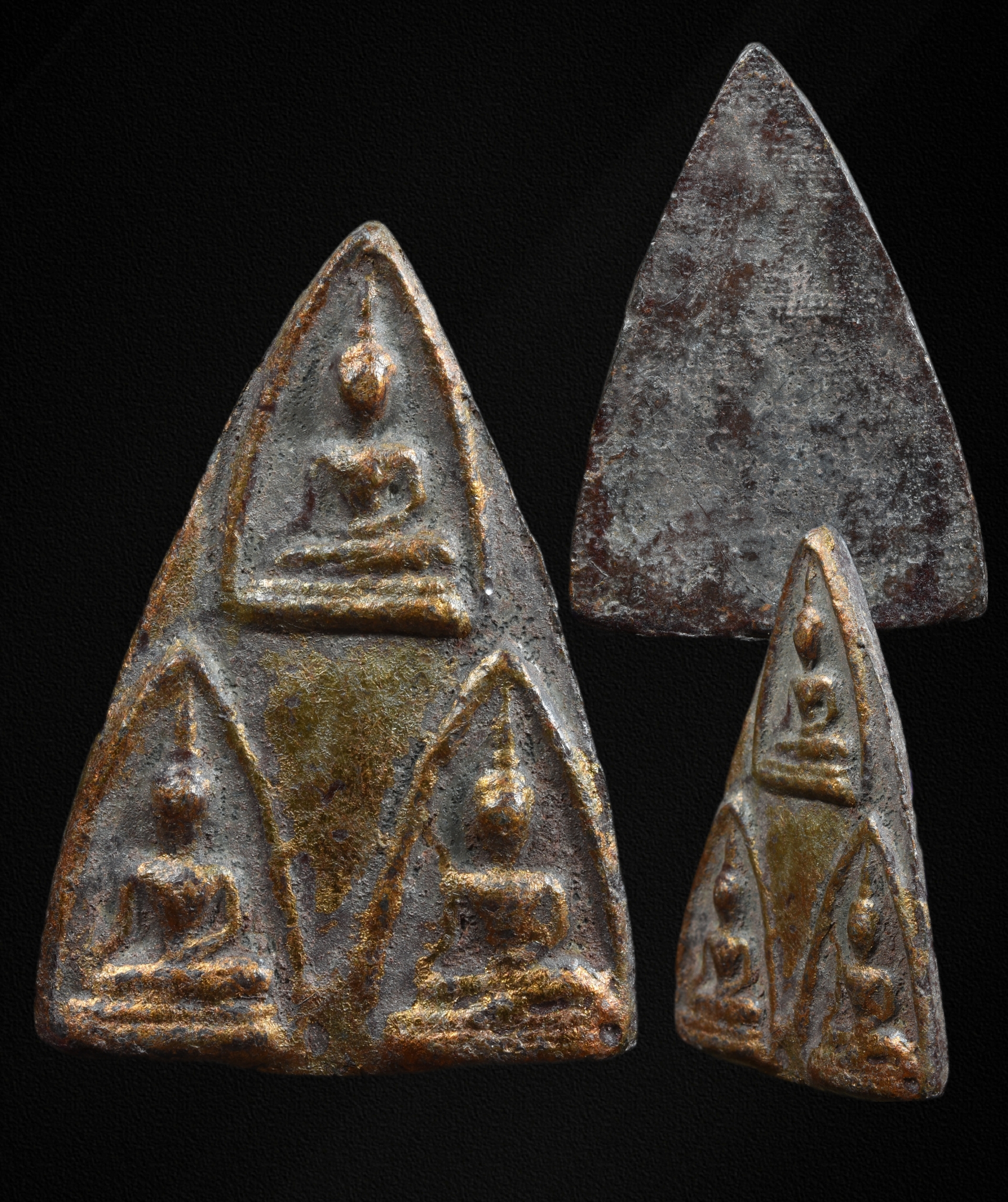 พระสามนาง เนื้อชินตะกั่ว