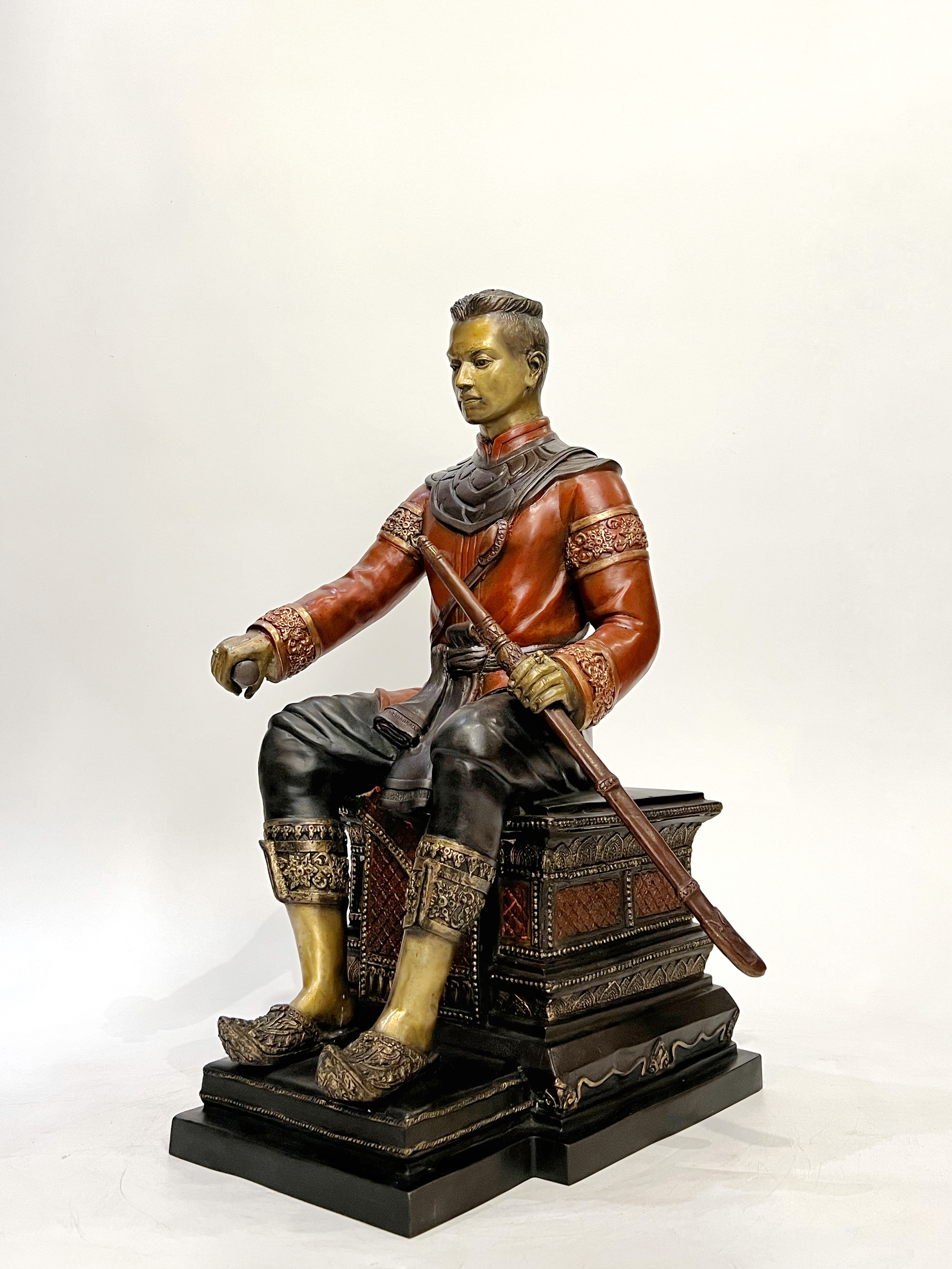 พระนเรศวรมหาราช นั่งบัลลังก์ หลั่งทักษิโณทก หน้าตัก 9 นิ้ว