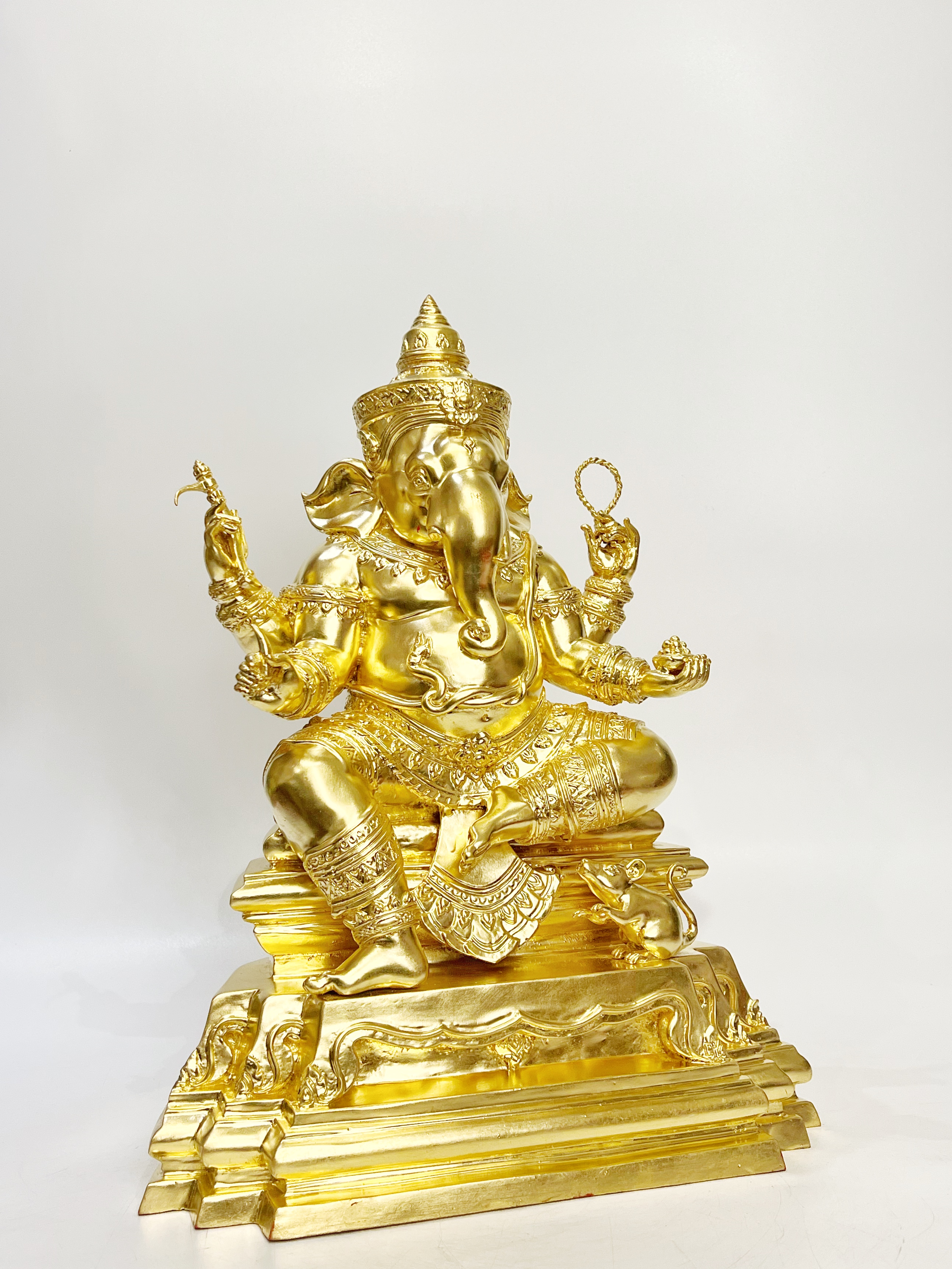 พระพิฆเนศ : พระสิทธิทากายะคณปติ หน้าตัก 9 นิ้ว (หมายเลข 15)