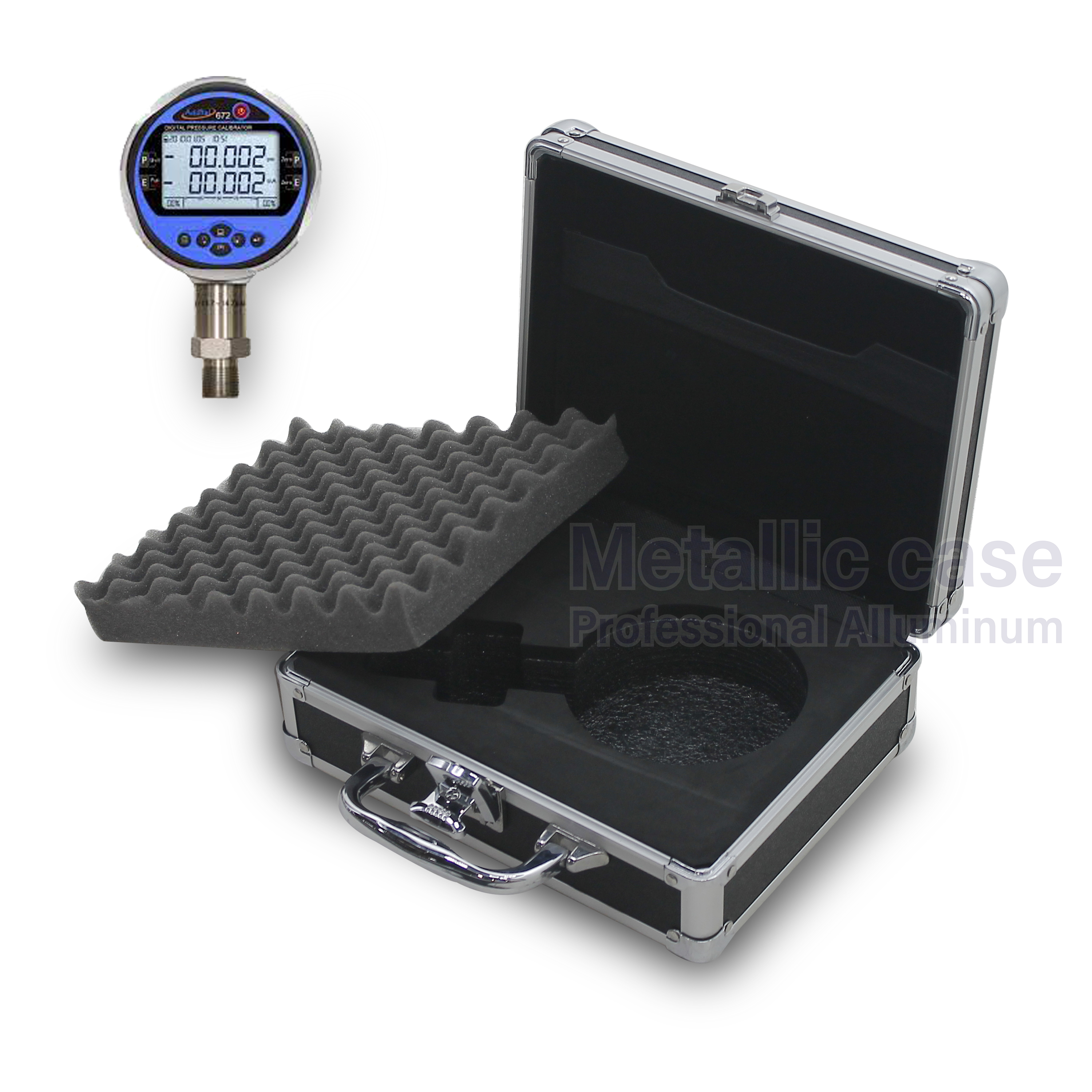 metalliccase8487-09-6504 / Pressure Calibrator STD-018(26.3x19.8x9.5 T1C1H7K7P1)