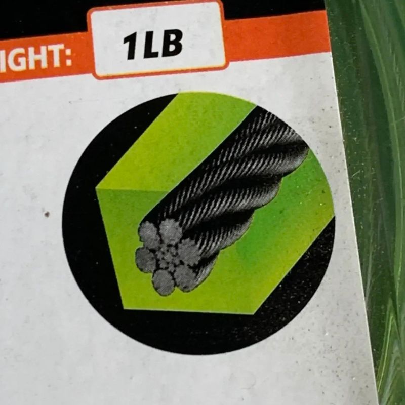 สายเอ็นตัดหญ้า ลวดสลิง ขนาด 3 มิล ยาว 35เมตร