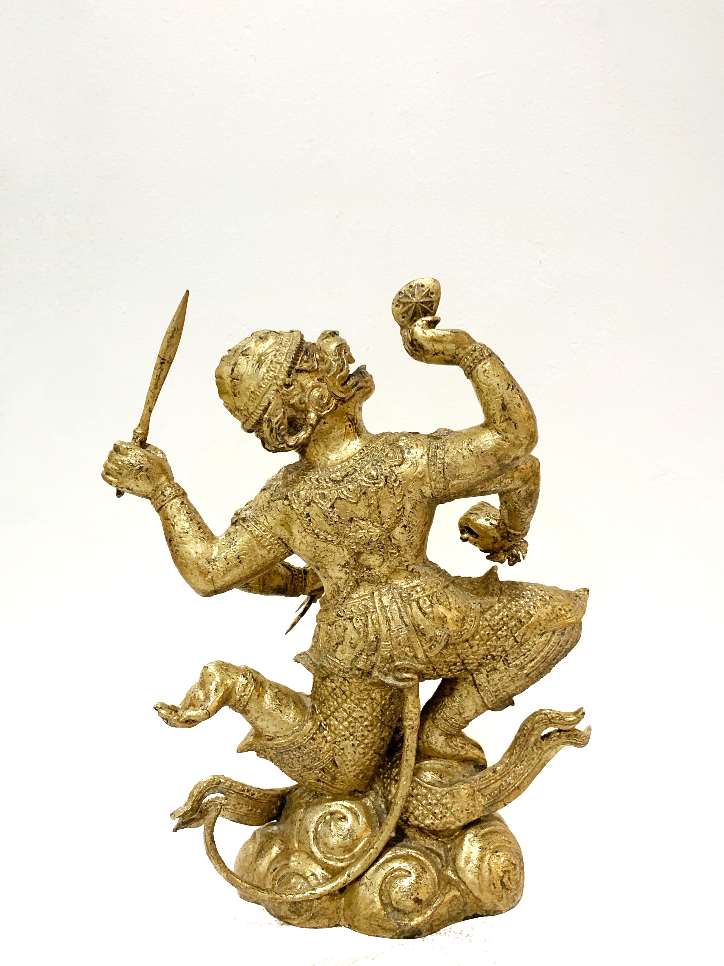 หนุมานชนะมาร ประทานพร หน้าตัก 9 นิ้ว