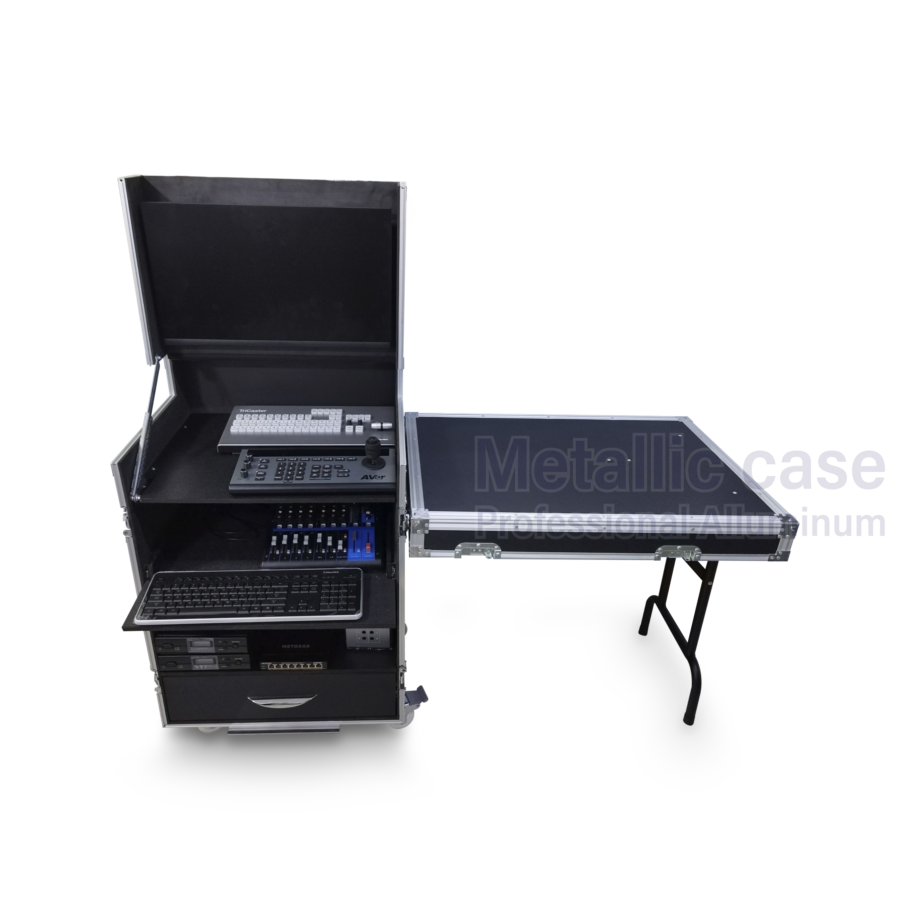 metalliccase 8815-13-6605 - Tricaster mini mobile (58x60.5x82 T8C1H4K5K1P5)