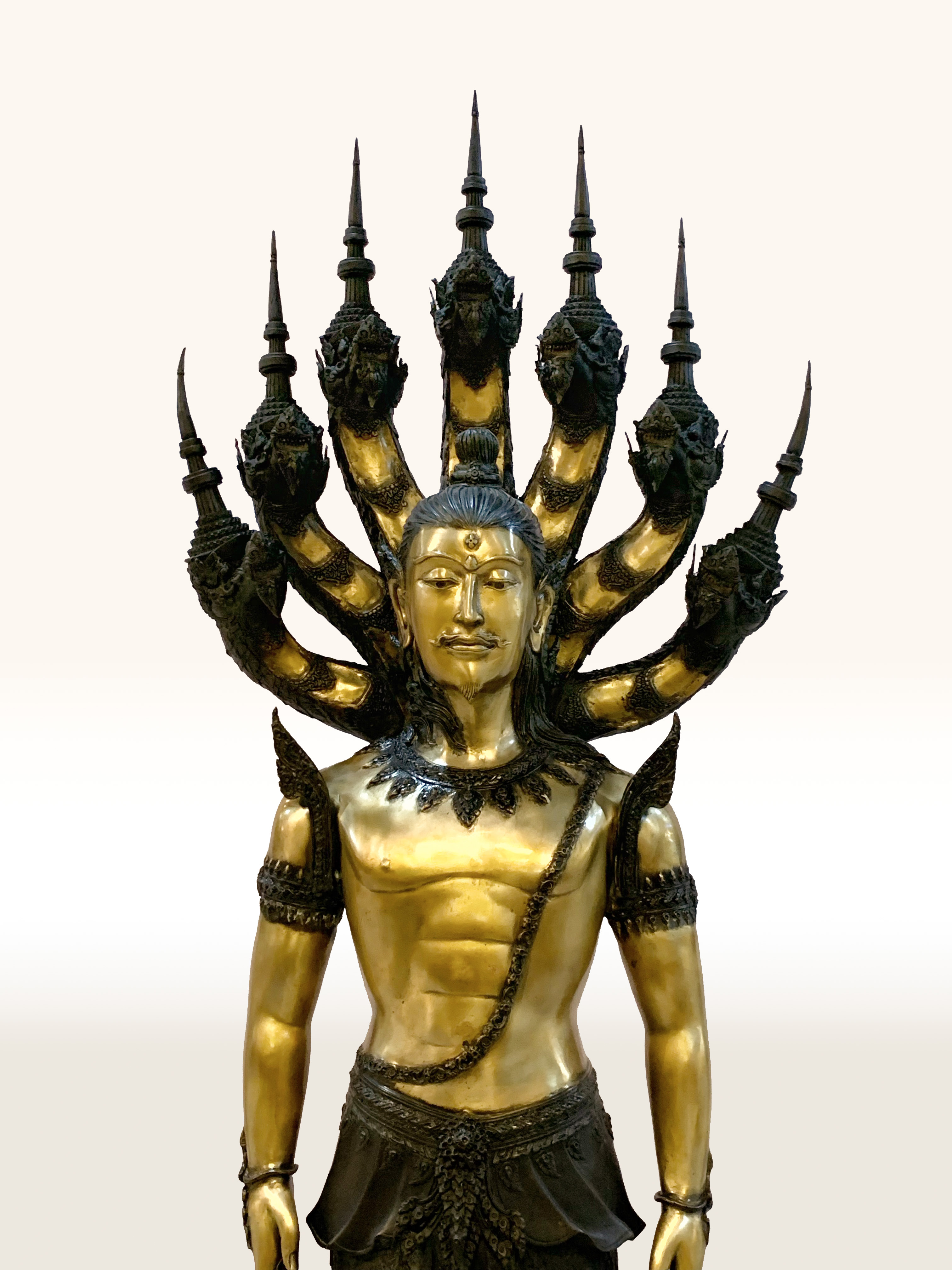 องค์ปู่พญานาคราช ปรกนาค 7 เศียร ( 1.35 เมตร )