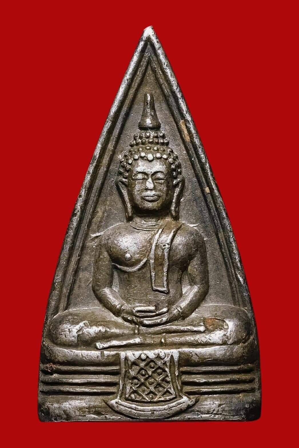 หลวงพ่อโสธร พระศก 57:57 มีวงแหวน เนื้อเงิน ปี 2497