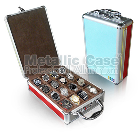 metalliccase 3336-16-5303 / กระเป๋านาฬิกา 16 เรือน (31.5x21.5x9 T1C12H7K11P1C10