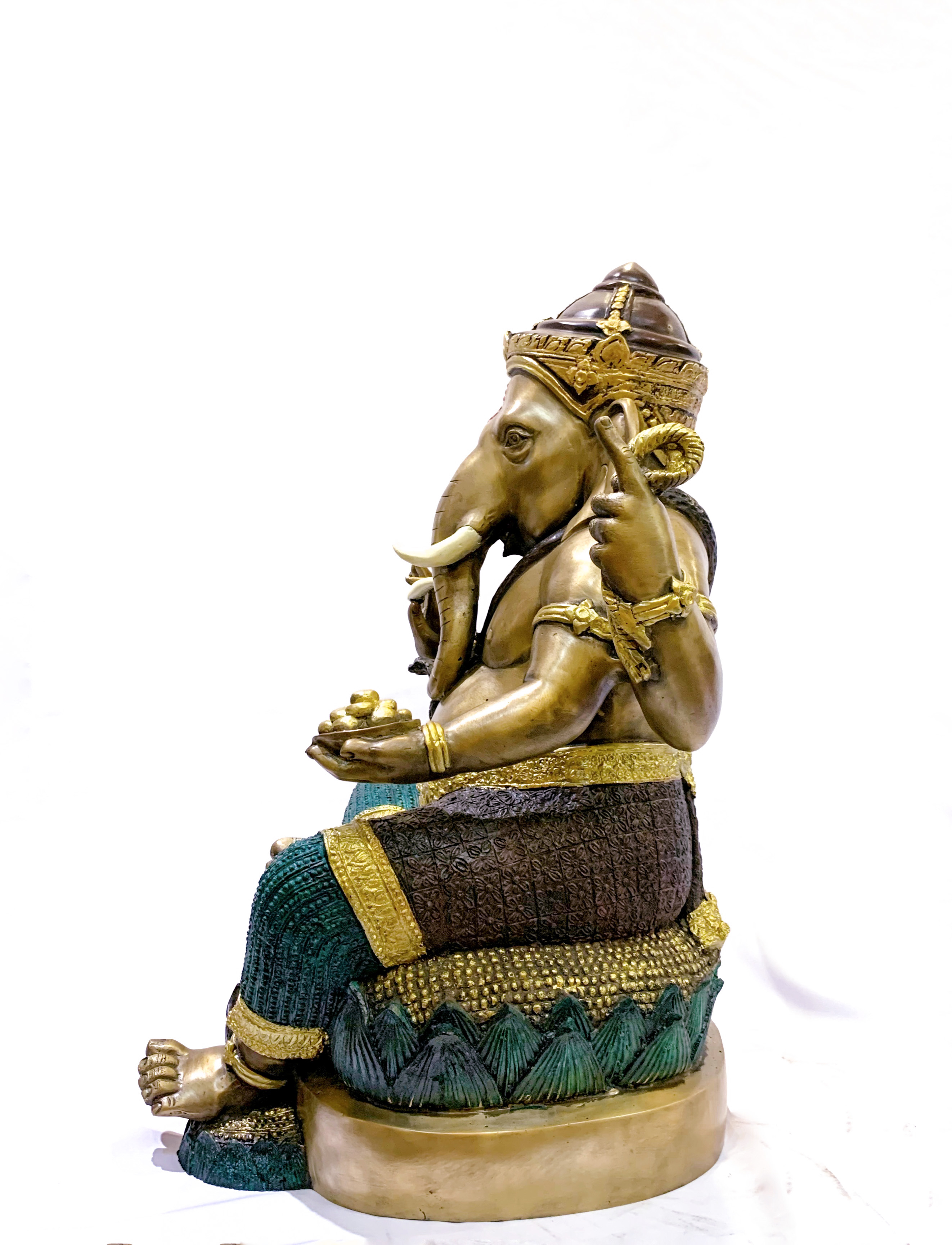 พระพิฆเนศ ปางเอกทันตะ หน้าตัก 16 นิ้ว (นั่งบัวห้อยขา)