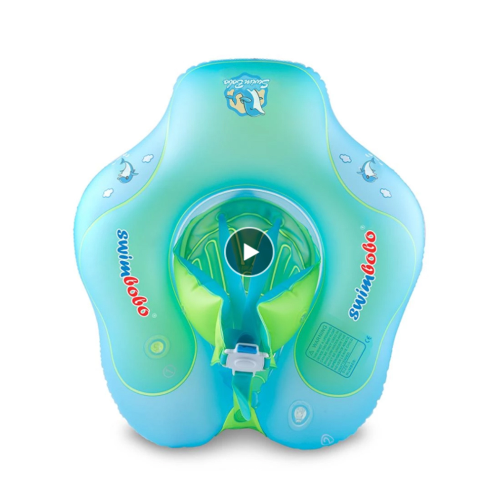 Swimbobo Baby Swim Float Kids Inflatable Swimming Ring ห่วงยางพยุงตัว มีที่ล๊อค สำหรับเด็กตั้งแต่ 3 เดือน - 6 ปี