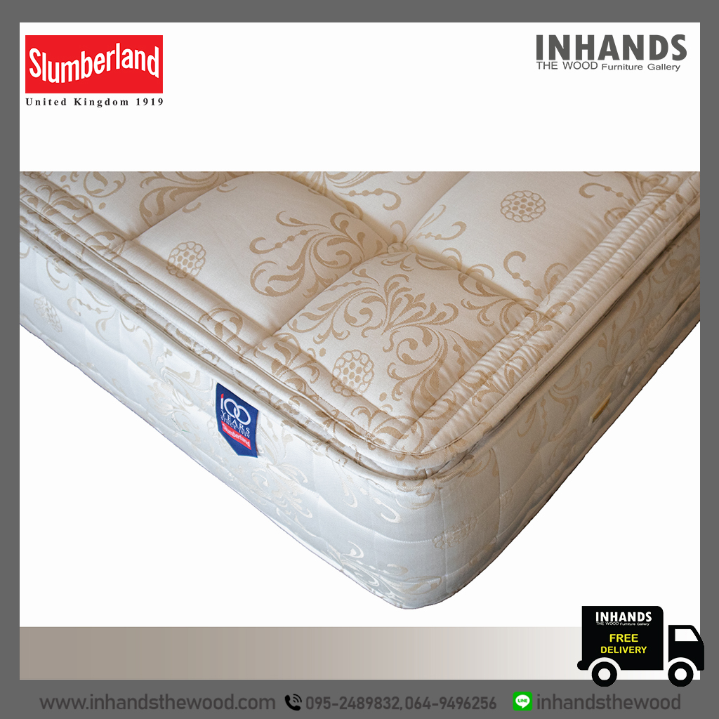ที่นอน Slumberland รุ่น New Royal Empire (แถมชุดเครื่องนอนครบเซต) Slumberland pocket Spring