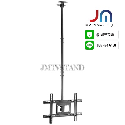 JMTVSTAND MT-T5400 ขาแขวนสำหรับแขวนเพดาน วัสดุเหล็กหนา ปรับสูง-ต่ำ ก้ม/เงย 37"-80"/86",นิ้ว0964746498