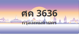 ป้ายประมูล ศค 3636