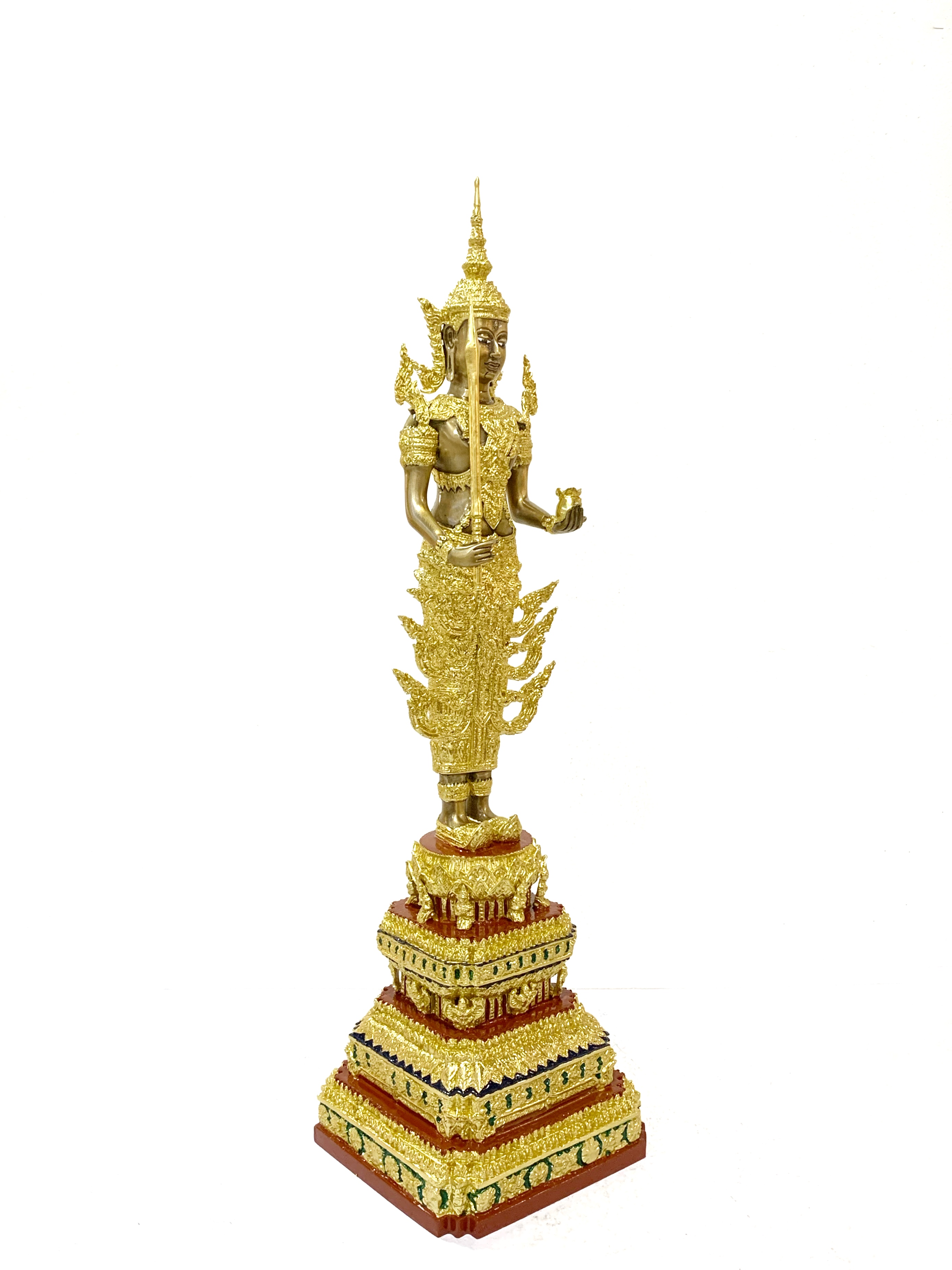 พระสยามเทวาธิราช พระคลังมหาสมบัติ ทรงเครื่องจักพรรดิ์ หน้าตัก 5 นิ้ว