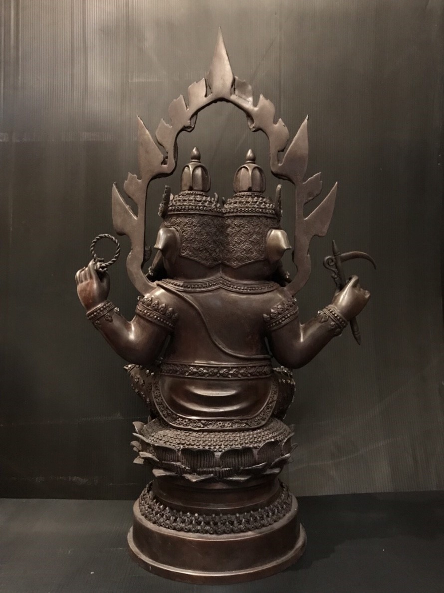 พระพิฆเนศ ปางทวิมุข หน้าตัก 9 นิ้ว