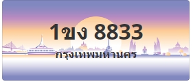 ป้ายประมูล 1ขง 8833