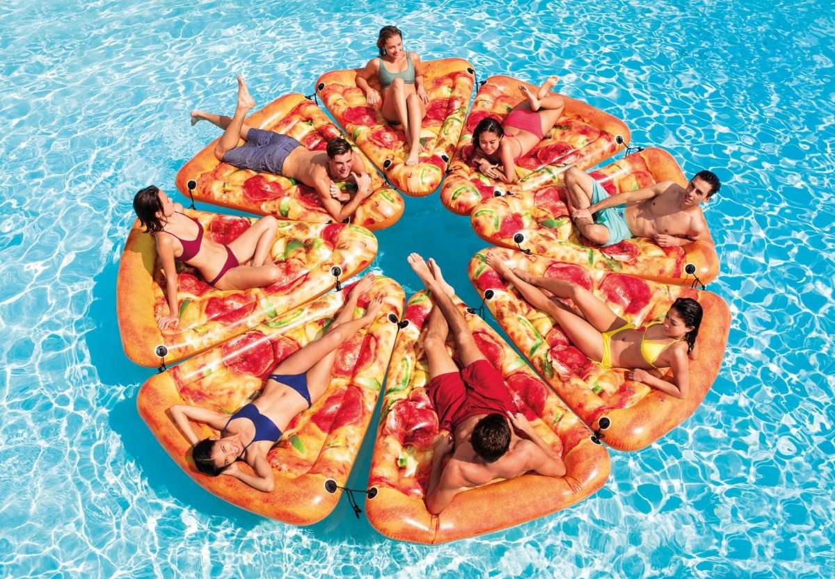 INTEX แพยางพิซซ่า ฮาวาเอี้ยน Inflatable Intex Hawaiian Pizza Pool Float