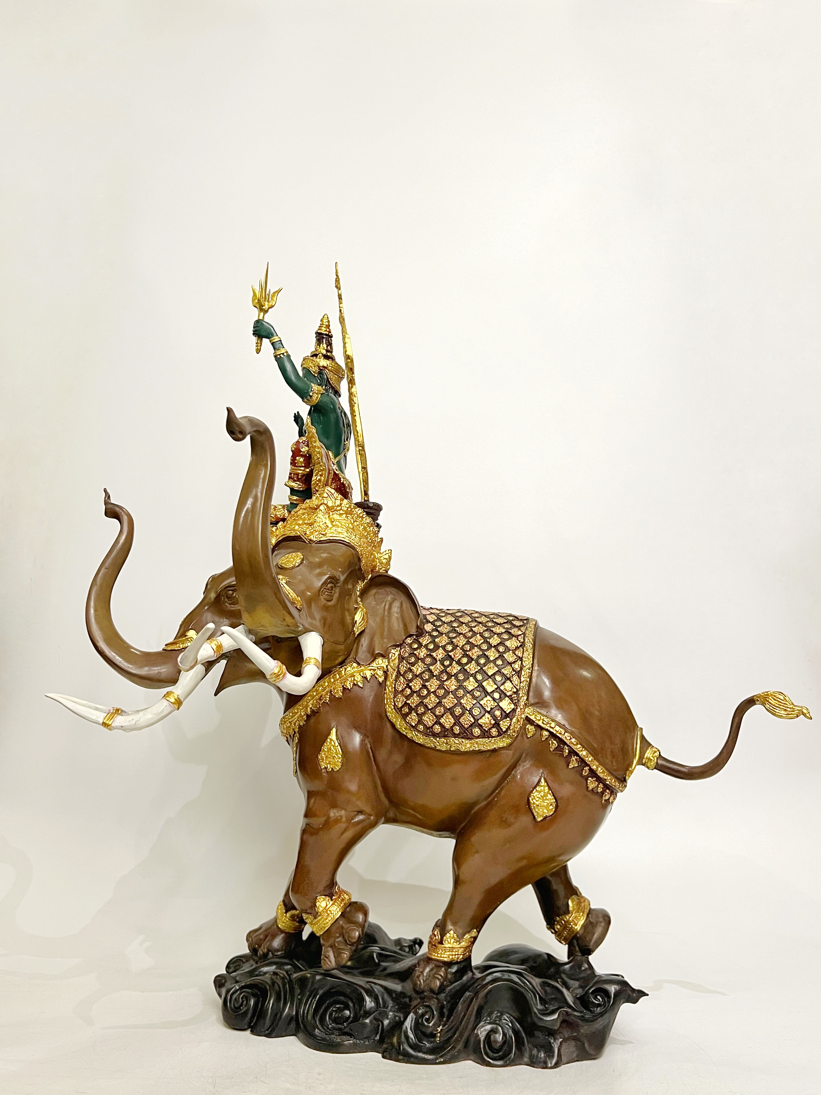 พระอินทร์ทรงช้างเอราวัณ สูง 27 นิ้ว