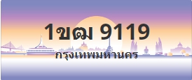 ป้ายประมูล 1ขฒ 9119