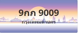 ป้ายประมูล 9กภ 9009