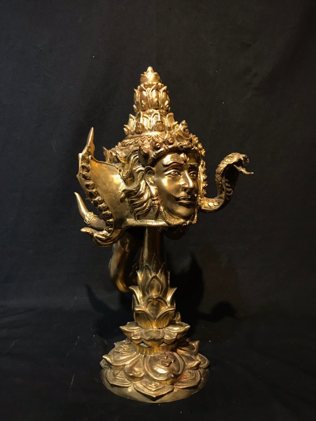 เศียรพระพิฆเนศ รุ่นมหาศิวะคเณศ (ด้านหลังพระพักตร์พระศิวะ)