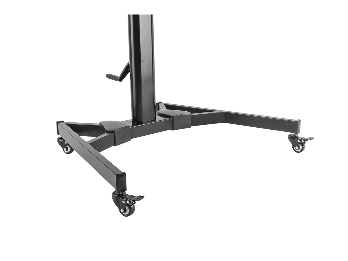 JMTVSTAND MT-F8500 ขาตั้งพื้นทีวีล้อเลื่อน(TV Stand)วัสดุเหล็กหนา ใช้มือปรับหมุนสูง/ต่ำได้ด้วยมือเดียวเท่านั้น(รับประกัน 3ปี) 32"-75" นิ้ว0964746498
