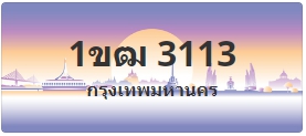 ป้ายประมูล 1ขฒ 3113