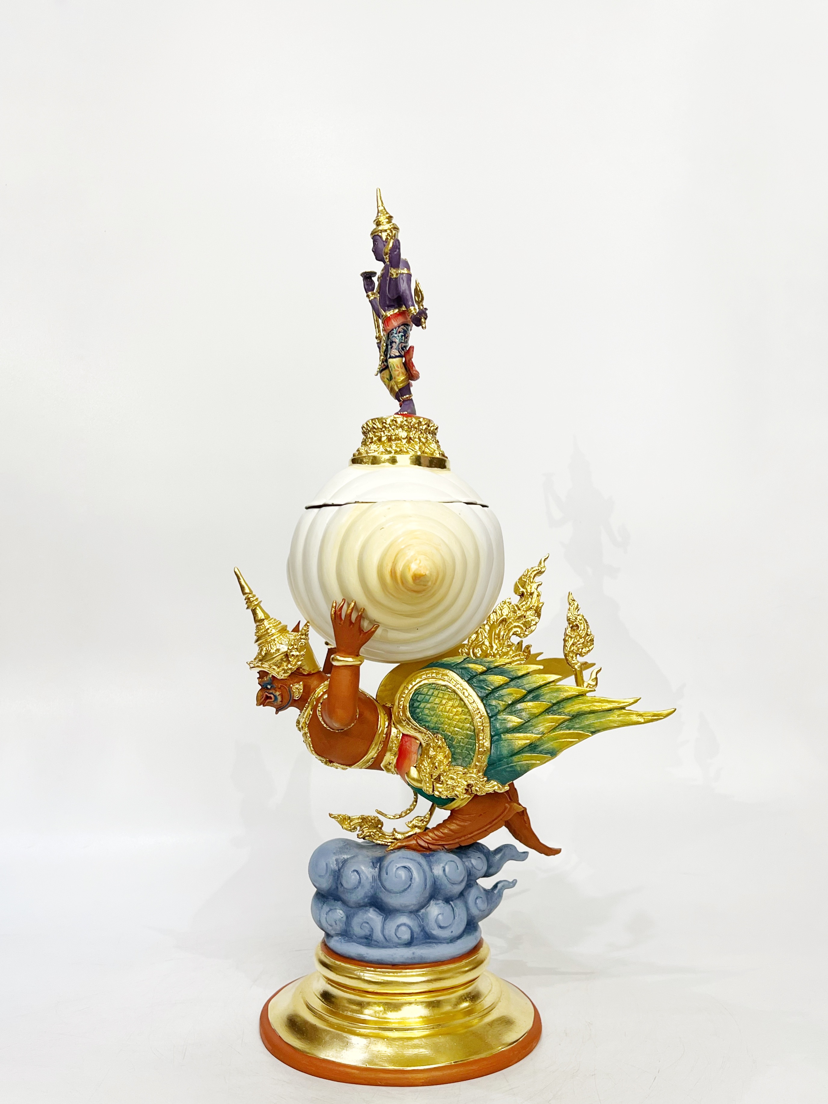 บาตรน้ำมนต์ พระนารายณ์ทรงครุฑ สูง 23 นิ้ว