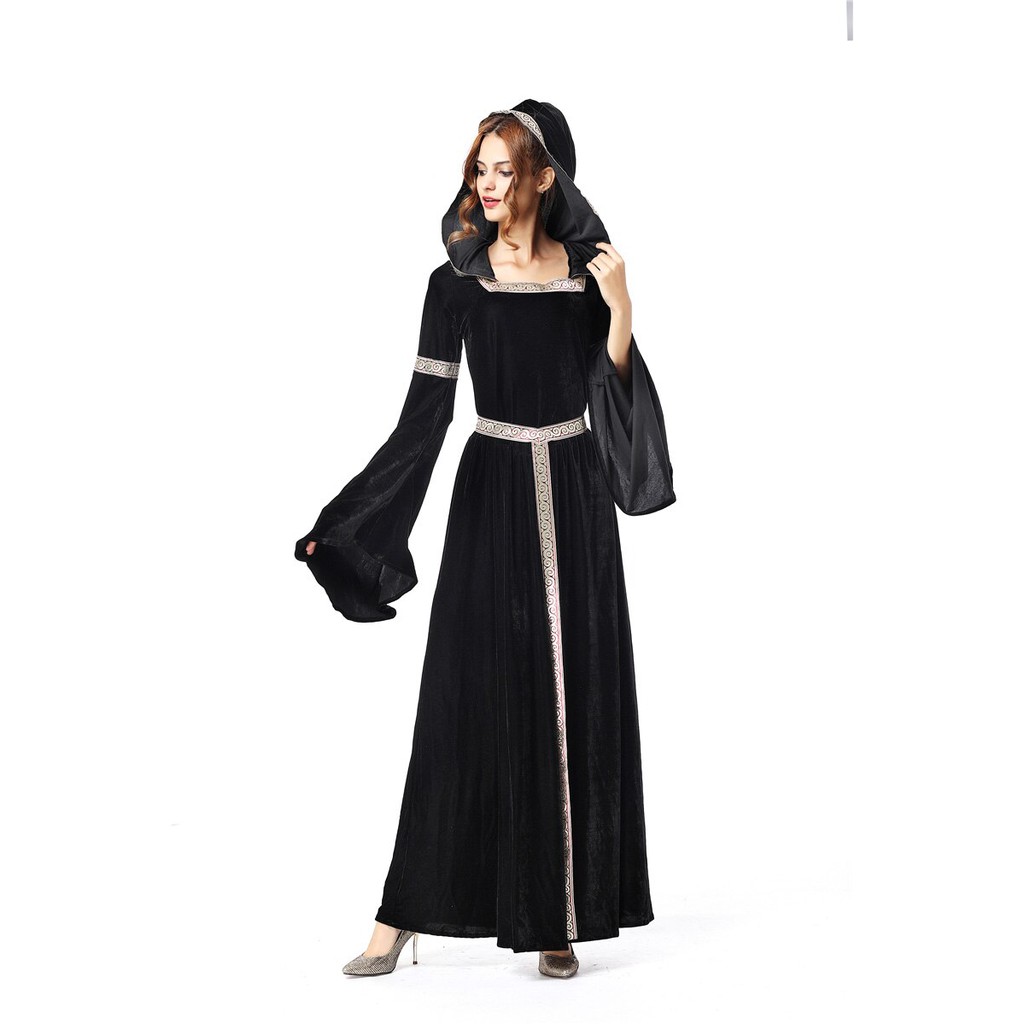 ชุดแม่มด หมอผี ฮาโลวีน ชุดลัทธิ ซาตาน