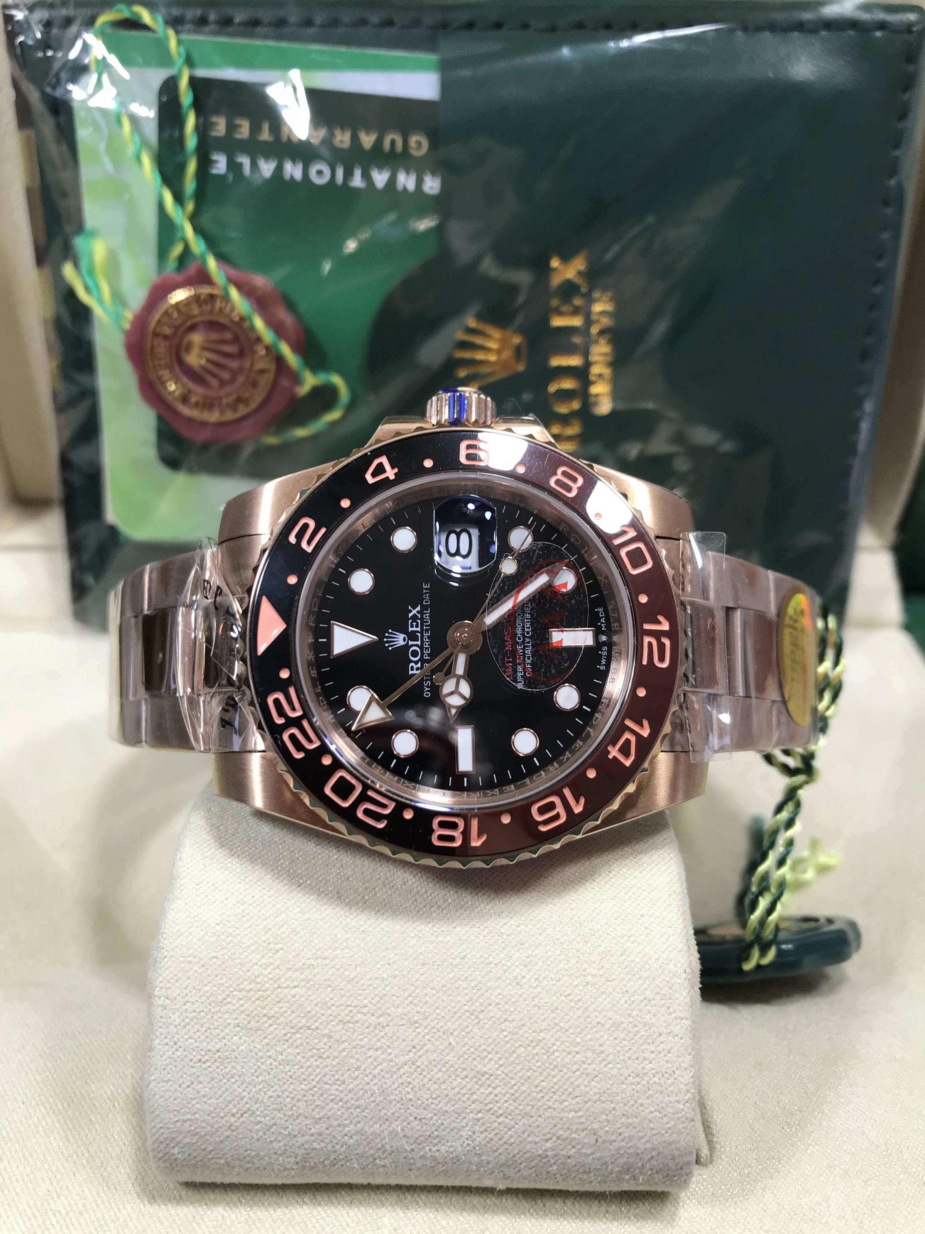 Rolex GMT-Master 2 Root-Beer Everose Gold (Swiss SW)