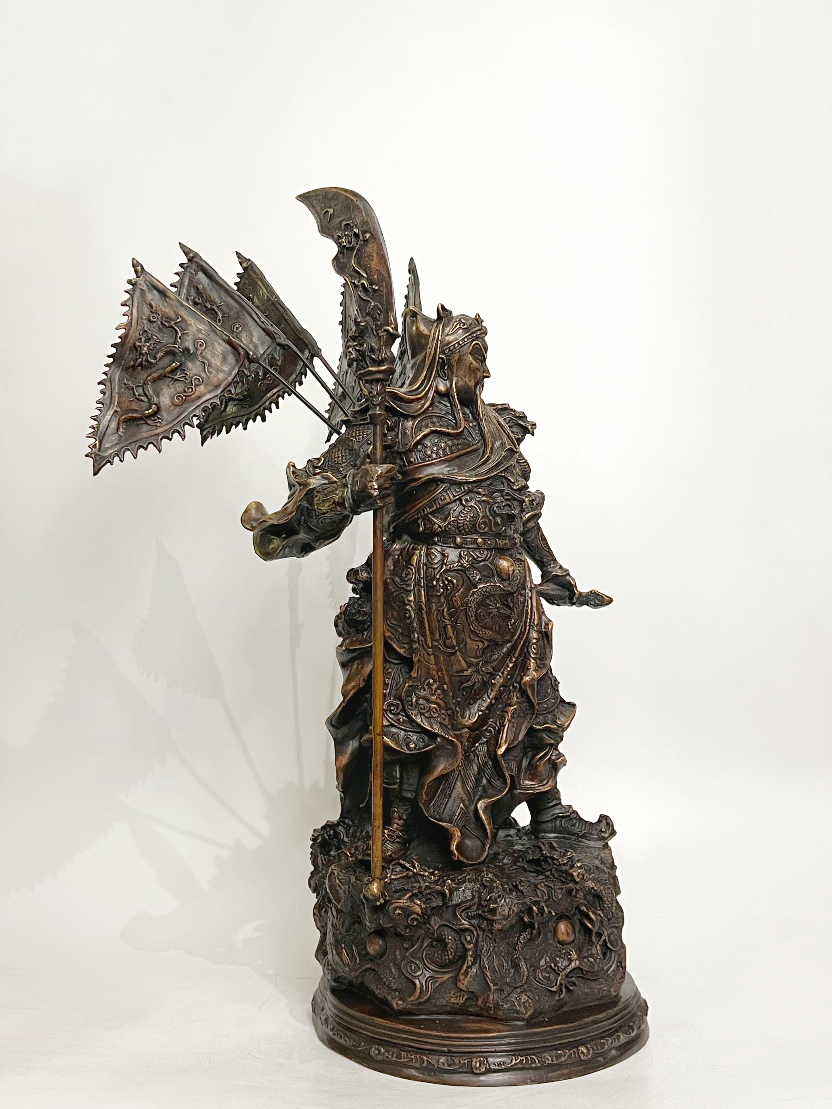 เทพเจ้ากวนอู (5ธง) สูง 22 นิ้ว