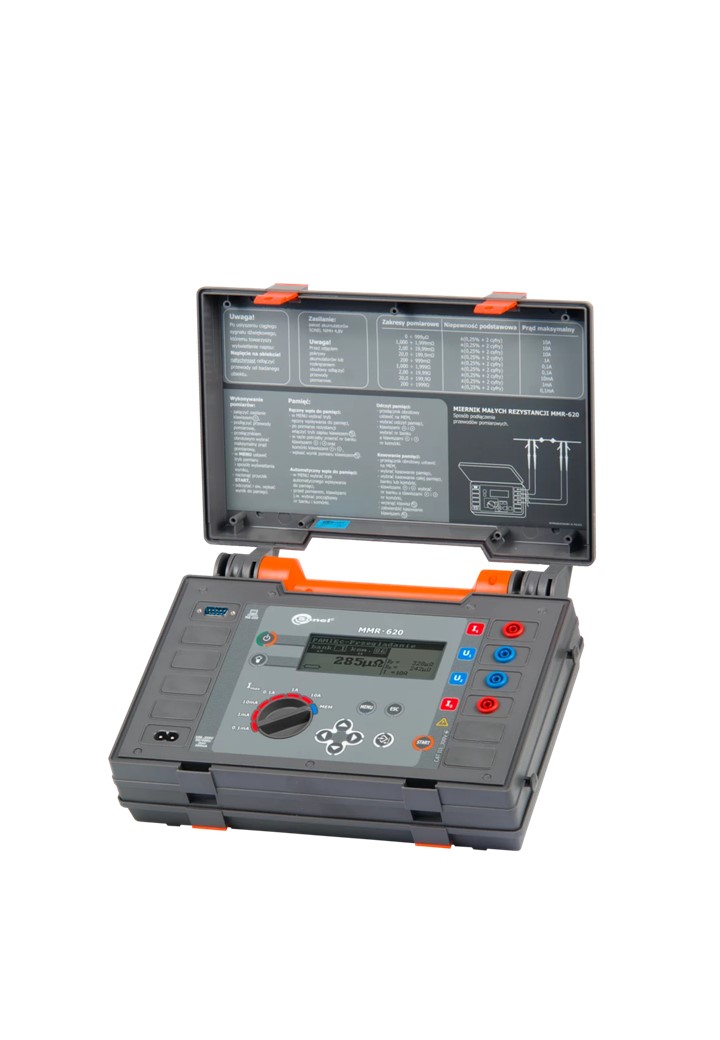 SONEL รุ่น MMR-620 เครื่องวัดความต้านทานหน้าคอนแทค 10A