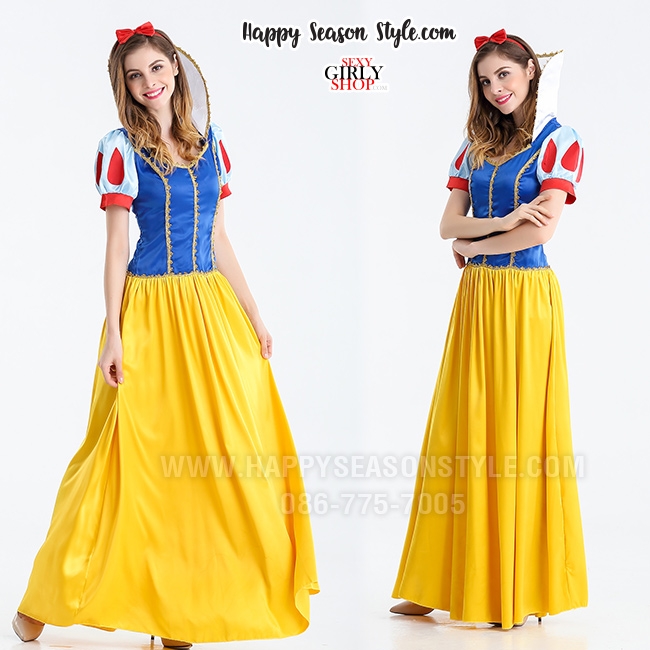 ชุดสโนว์ไวท์ Snow white เดรสยาว