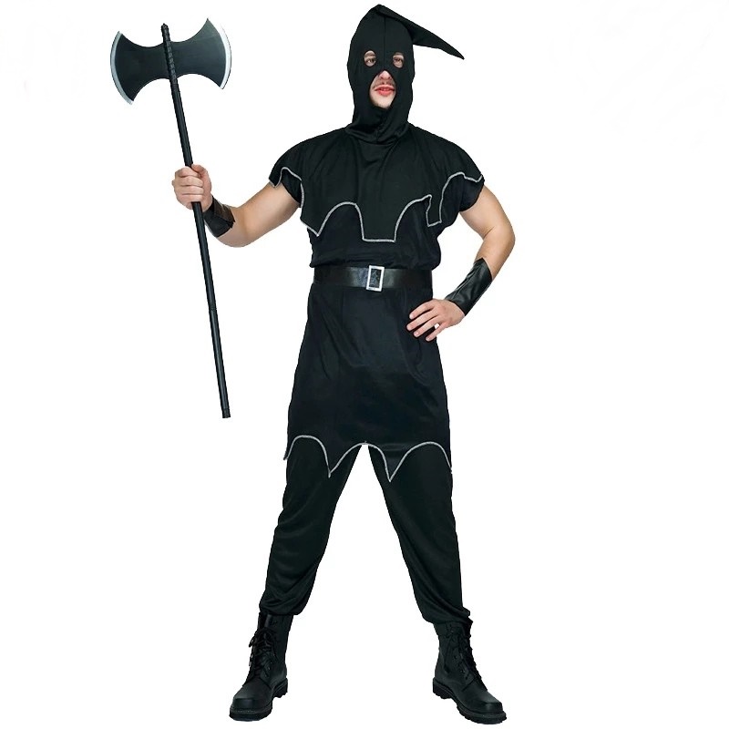 ชุดเพชรฆาต ปิดหน้า พร้อม ขวาน