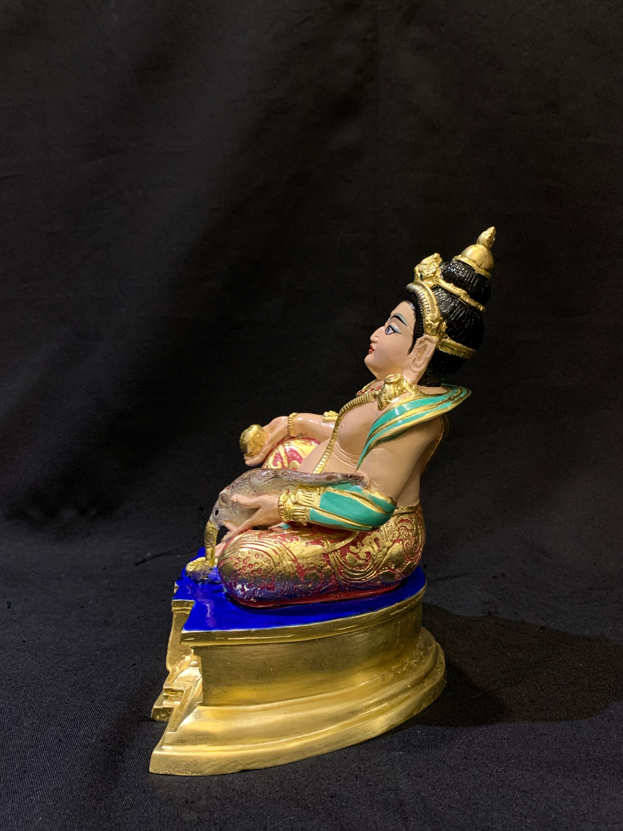 ท้าวกุเบร่า ท้าวกุเวร (เทพเจ้าแห่งโชคลาภ) หน้าตัก 5 นิ้ว