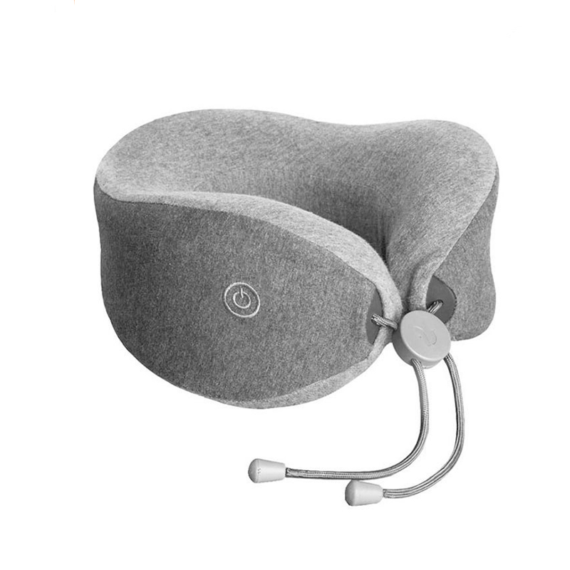Xiaomi Multi-function U-shaped Massage Neck Pillow - GRAY หมอนนวดรองคอไฟฟ้าอเนกประสงค์ สีเทา