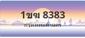 ป้ายประมูล 1ขฆ 8383