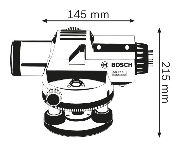 Bosch รุ่น GOL 26 D เครื่องวัดระนาบแบบออปติคอล