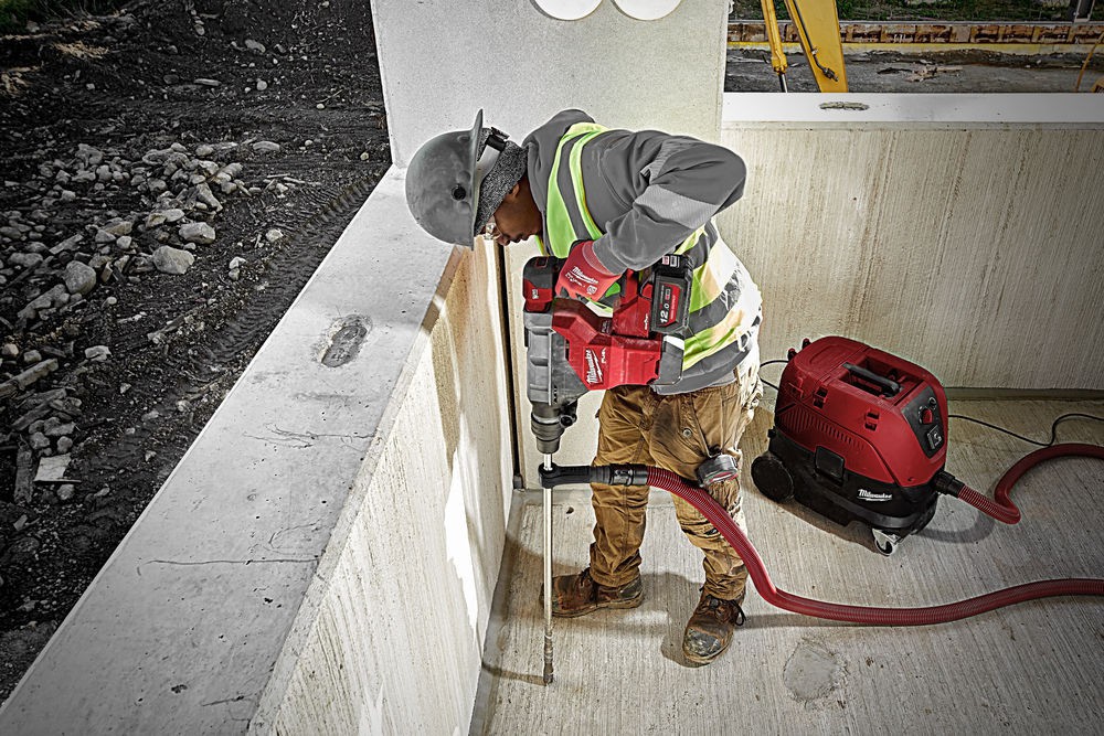 MILWAUKEE รุ่น M18 FHM 0C0 สว่านโรตารี่ไร้สาย 18 โวลท์ 8 กิโล SDS Max (เครื่องเปล่า)