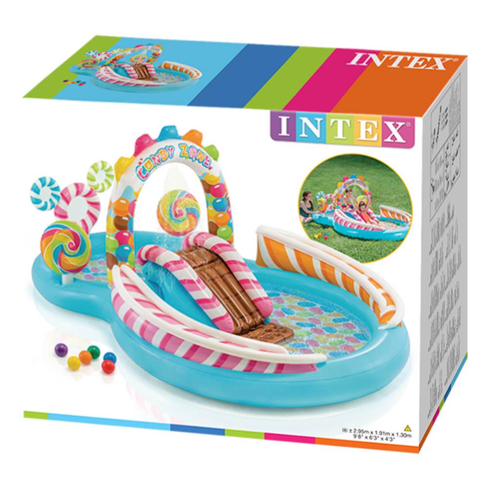 Intex สระน้ำสไลเดอร์ แคนดี้ โซน Intex Inflatable Candy Zone Play Centre Pool