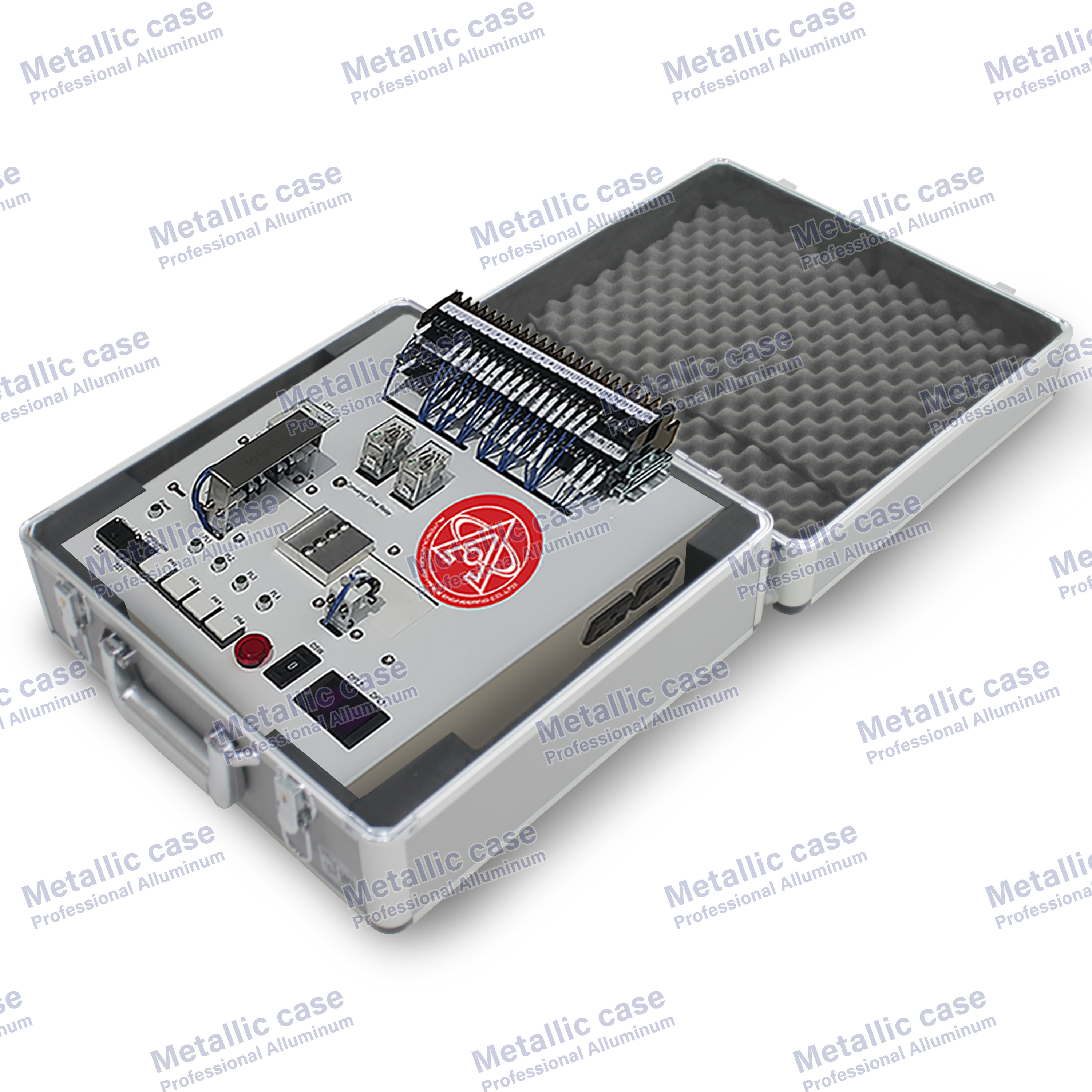metalliccase 8171-10-6403/บอร์ดทดสอบมาตรฐานฝีมือแรงงานแห่งชาติสาขา PLC (38x37x19 T1C64H1K1P2)