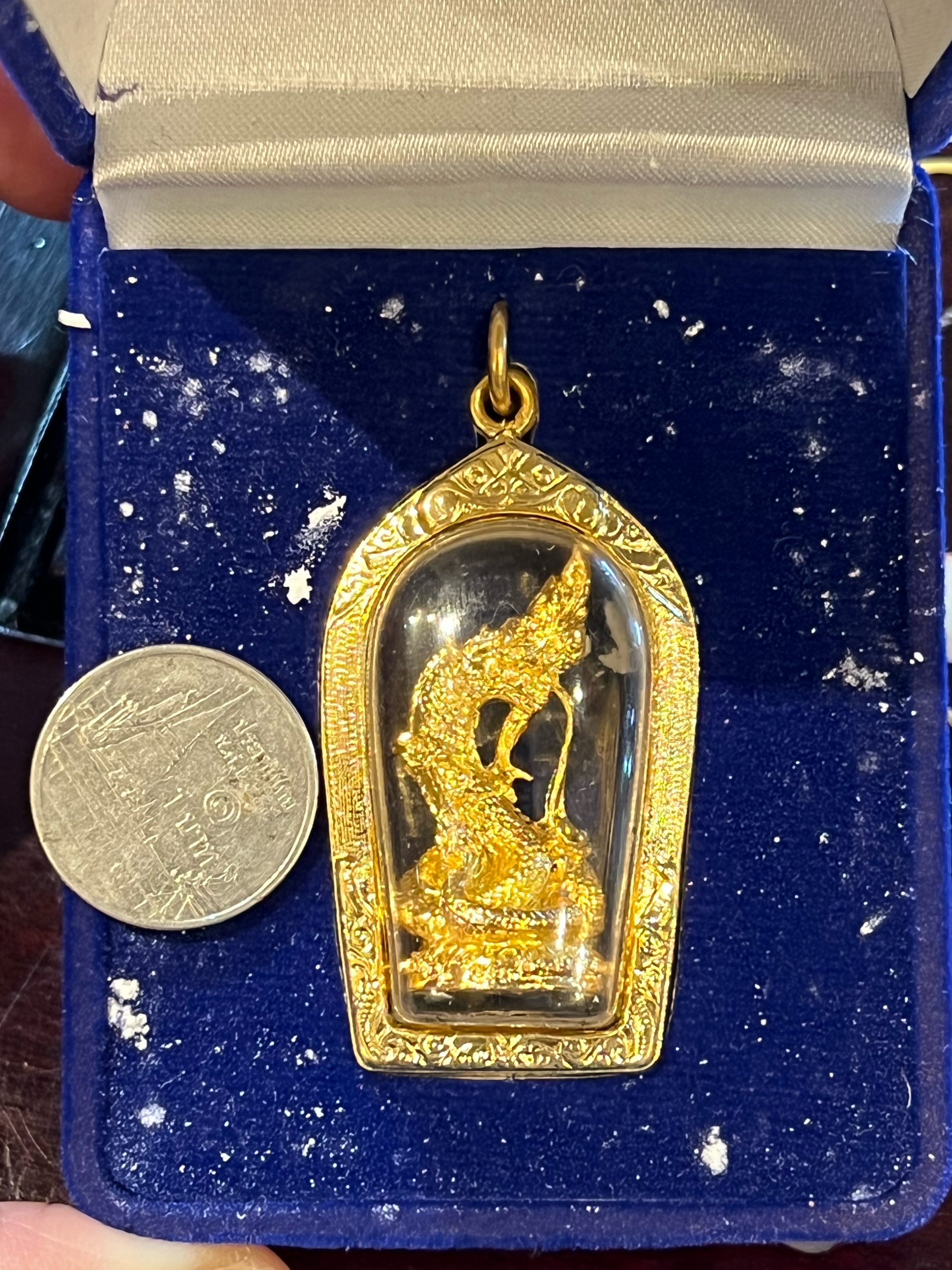 จี้พญานาค พร้อมพระสมเด็จ