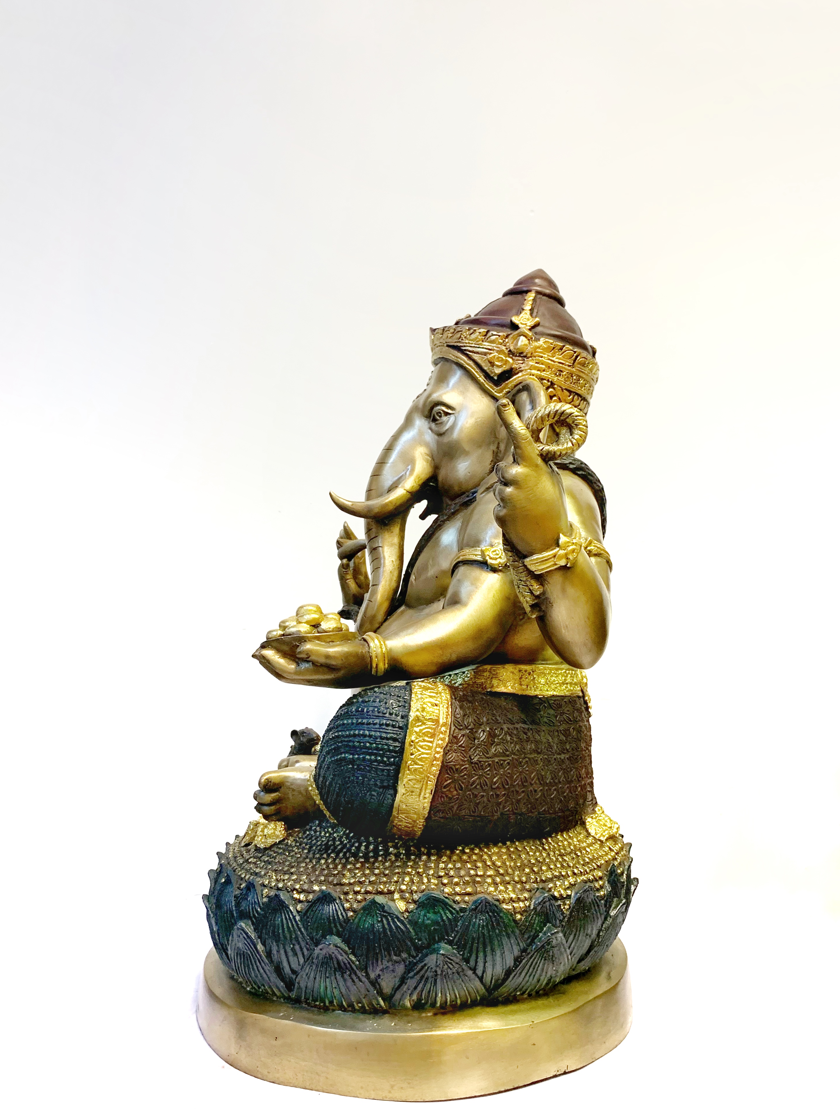 พระพิฆเนศ ปางเอกทันตะ หน้าตัก 16 นิ้ว (นั่งบัว)