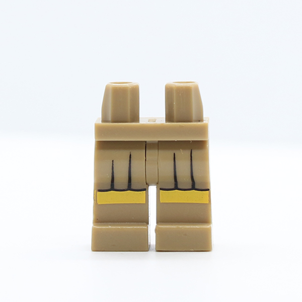 CS10 Hips and Legs with Black Skirt Pleats and Yellow Hem Stripe Pattern