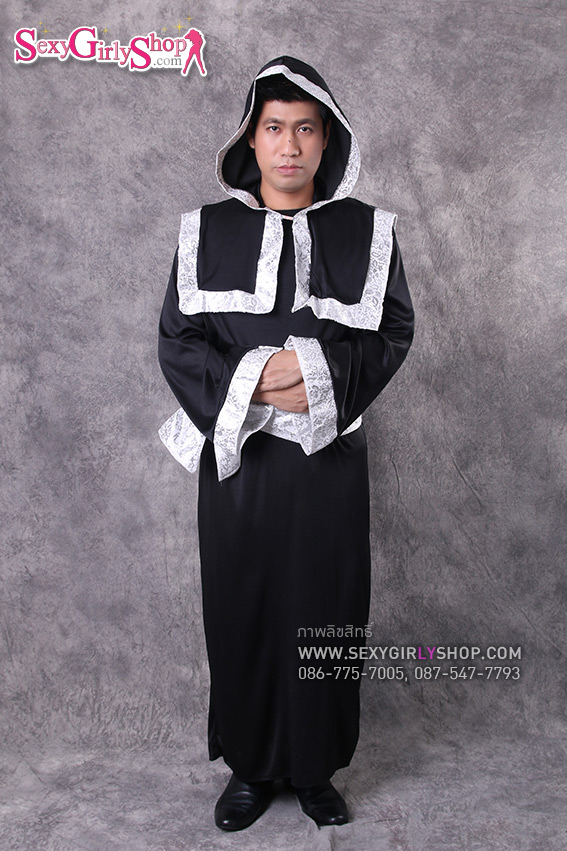 ชุดแฟนซี ชุดคอสเพลย์ Cosplay ชุดฮาโลวีน - ชุดแฟนซีผู้ชาย พ่อมดขอบเงิน