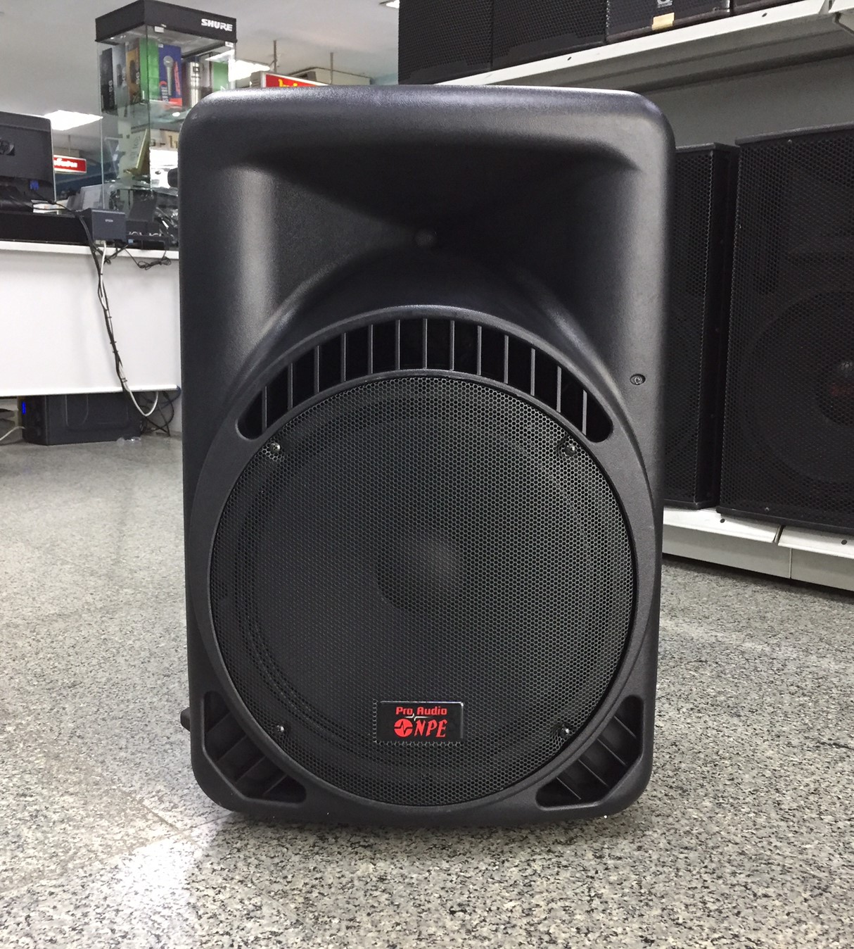 NPE DD-15A ตู้ลำโพง+USB+ไมค์ลอย2ตัว+บูลทูธ