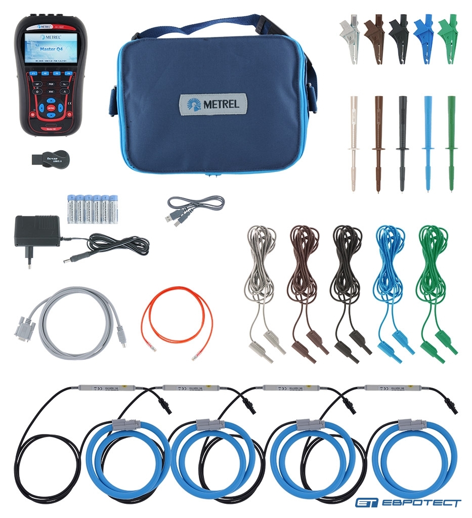 METREL รุ่น MI 2885 EU - Master Q4 เครื่องวิเคราะห์คุณภาพไฟฟ้า 4 แชนเนล