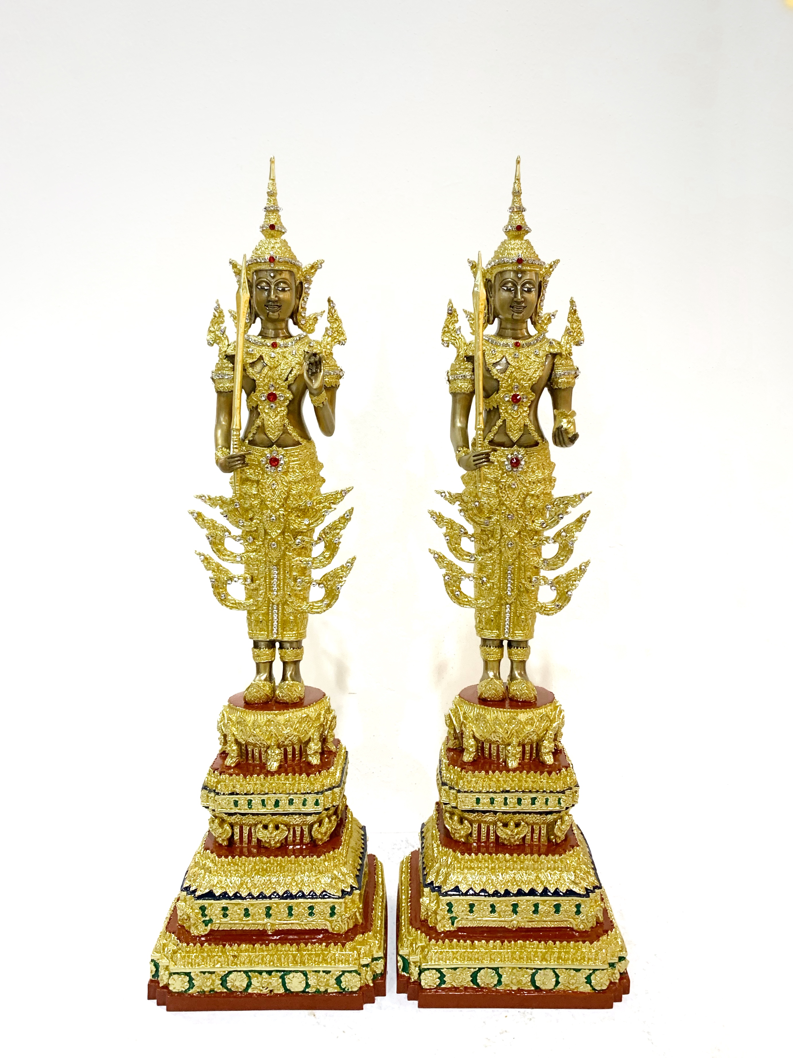 พระสยามเทวาธิราช พระคลังมหาสมบัติ ทรงเครื่องจักพรรดิ์ หน้าตัก 5 นิ้ว